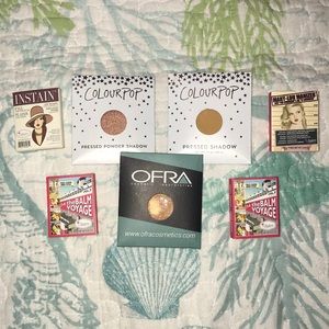 The balm And colourpop eyeshadow